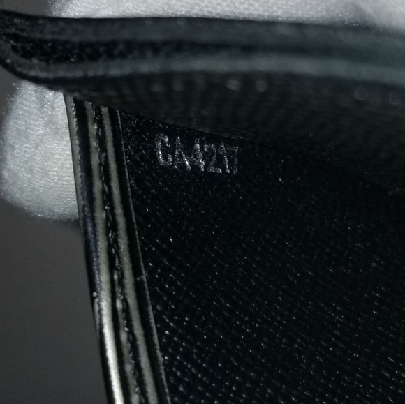 Louis Vuitton Card Case Silver Platinum Black Epi Leather Holder Wallet Rare - Picture 7 of 11